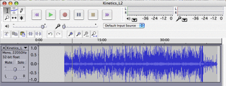Audacity Window